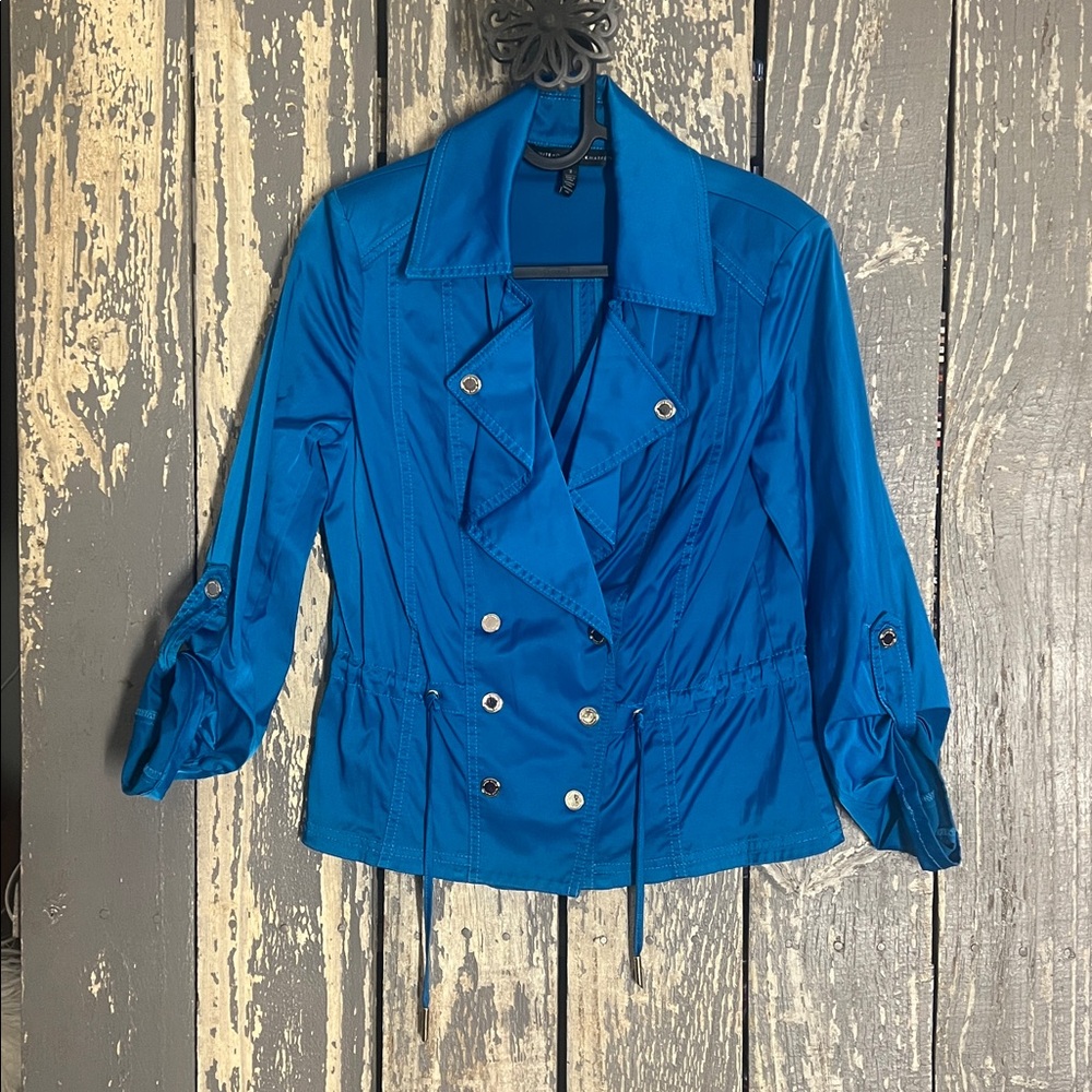 White House Black market Blue Women's Jacket Size 2